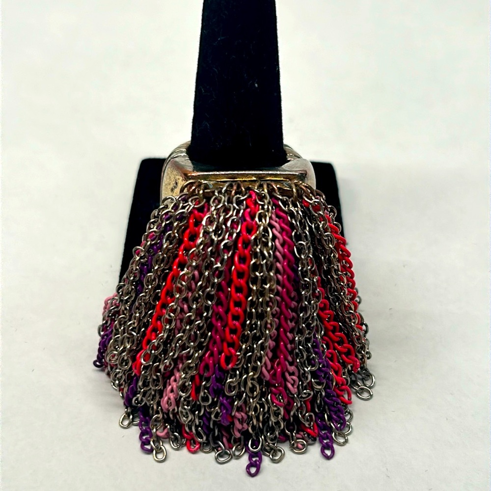 Unique and fun statement ring - adjustable!